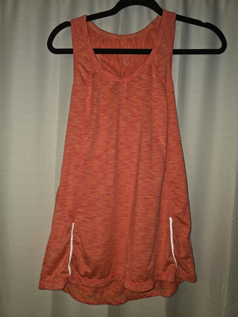 M Tangerine Racerback Tank